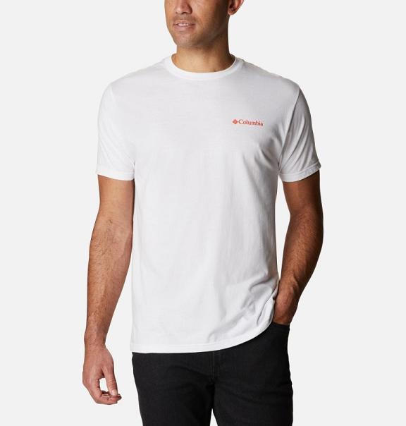 Columbia PHG T-Shirt White For Men's NZ93721 New Zealand